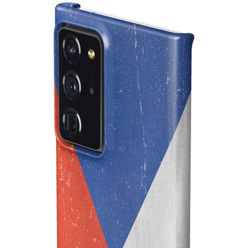Czech Republic Flag Distressed Galaxy Note20 Ultra 5G Lite Case